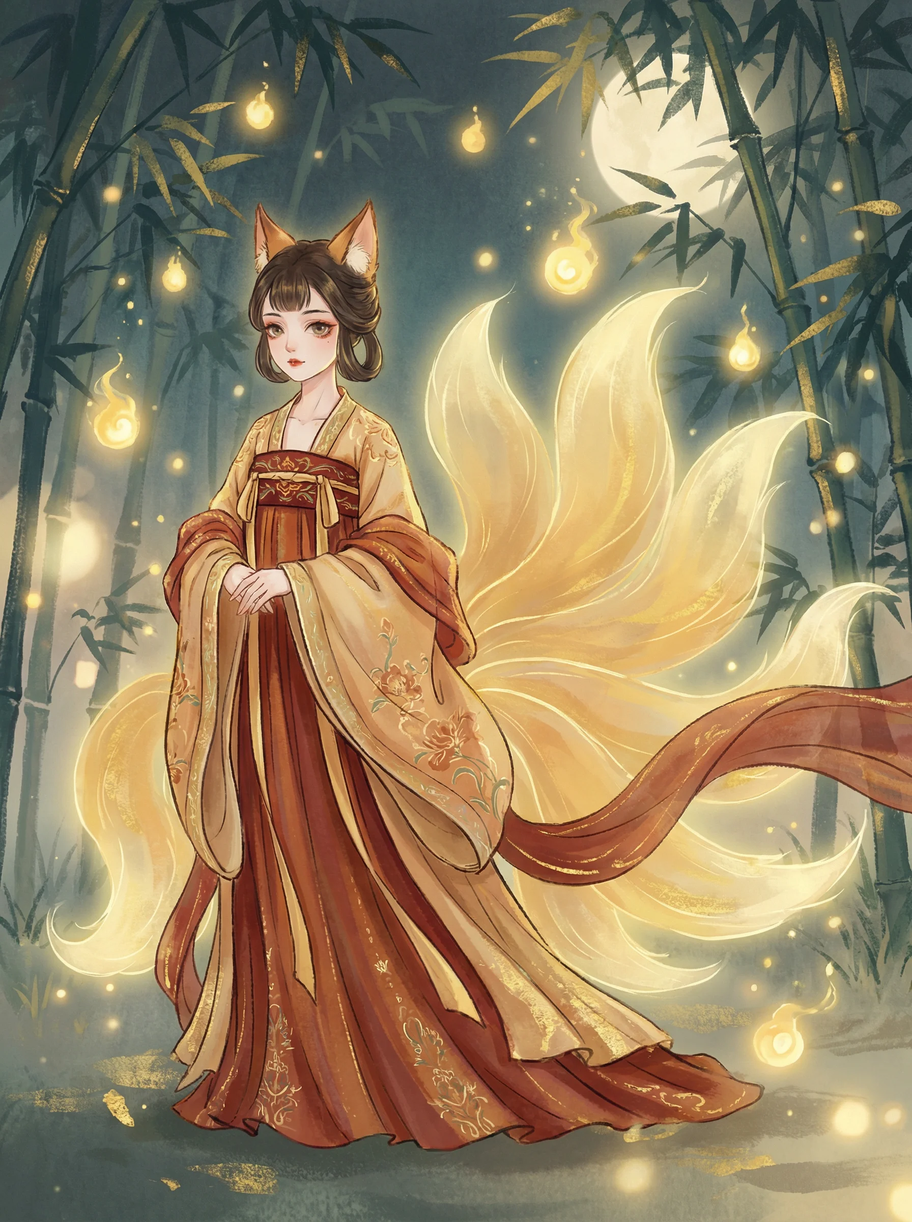 九尾狐 - 佩小姐的奇幻城堡迅雷下载 山海经神兽动漫角色